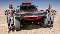 Carlos Sainz rack with his navigator Lucas Cruz