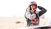 Carlos Sainz rack with his navigator Lucas Cruz