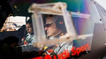 Carlos Sainz rack with his navigator Lucas Cruz