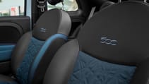 Fiat 500 interior front seats