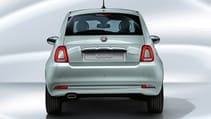 Fiat 500 rear end static view