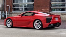 Red Lexus LFA Top Gear