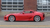 Red Lexus LFA Top Gear