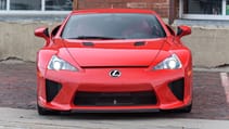 Red Lexus LFA Top Gear