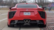 Red Lexus LFA Top Gear