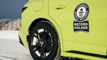 Skoda Enyaq iV vRS drifting GWR