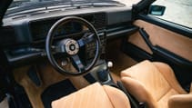 Rowan Atkinson-owned Lancia Delta Integrale Eco II interior cabin and dash