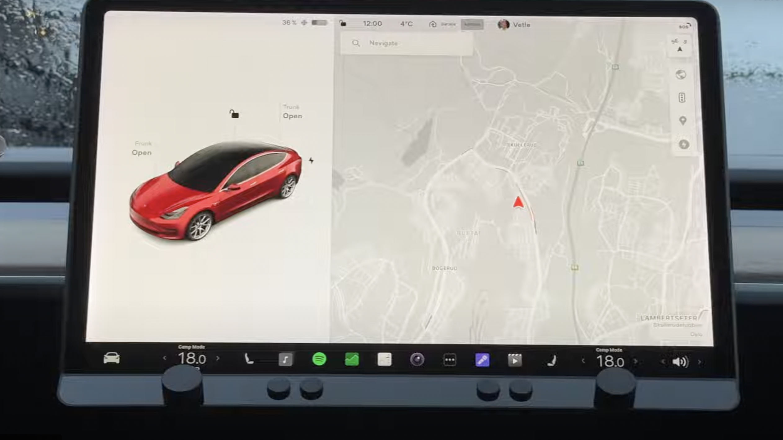 Tesla Model 3 Model Y buttons Top Gear mod