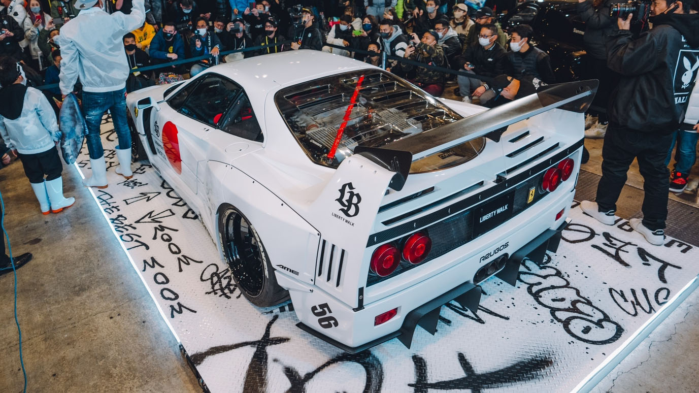 Liberty Walk Ferrari F40 Tokyo Auto Salon 2023 Top Gear