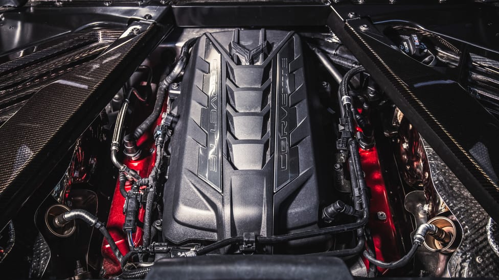 Chevrolet Corvette Stingray small block V8 engine