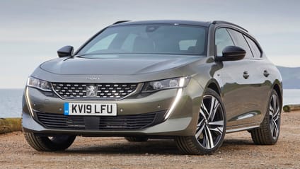 Static shot of grey 2019 Peugeot 508