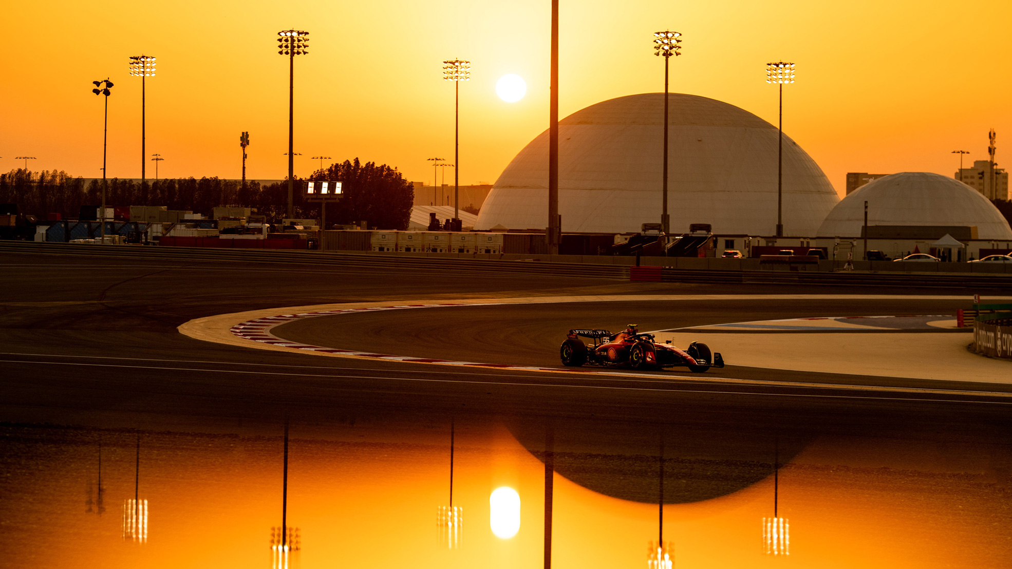 Bahrain F1 testing Ferrari