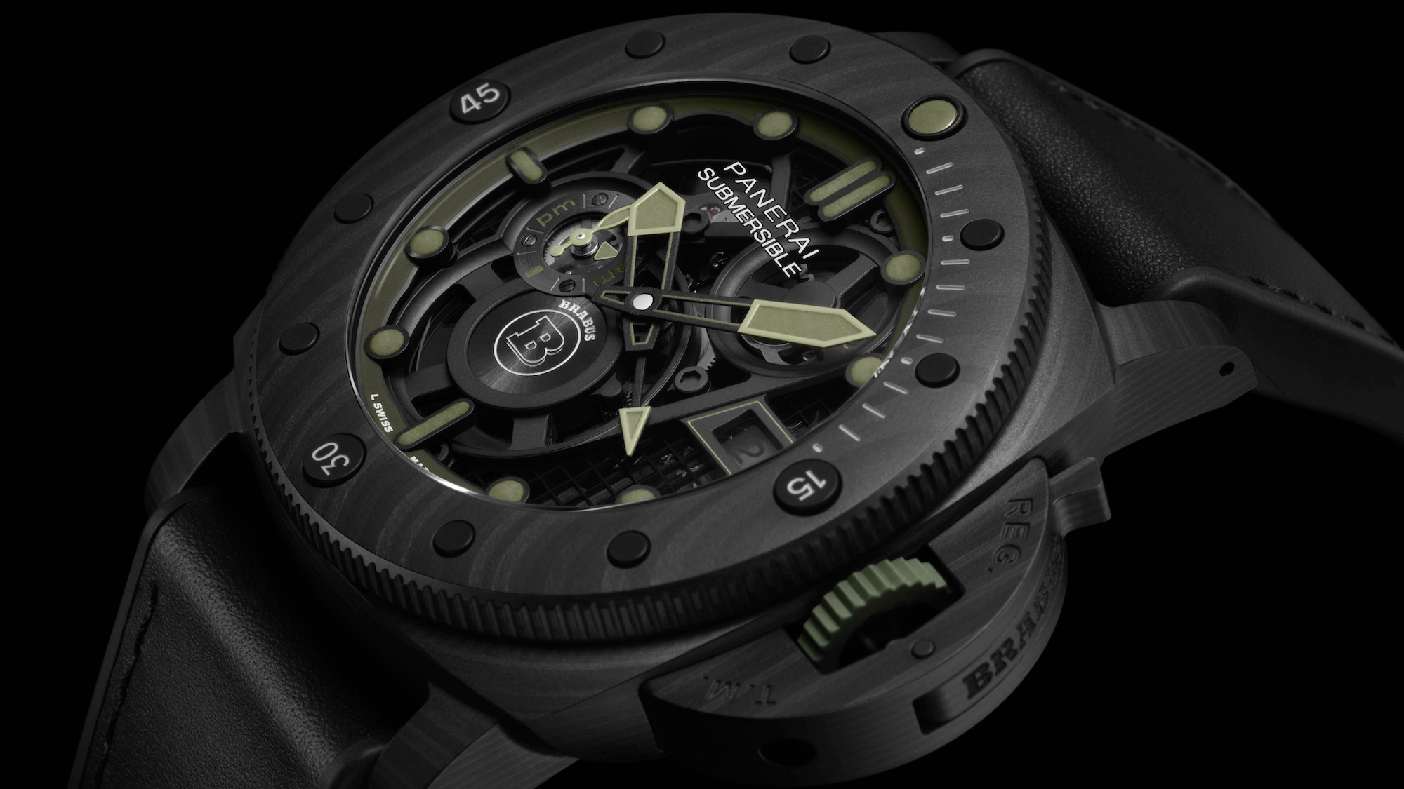 BRABUS x Panerai Submersible S BRABUS Verde Militare Edition