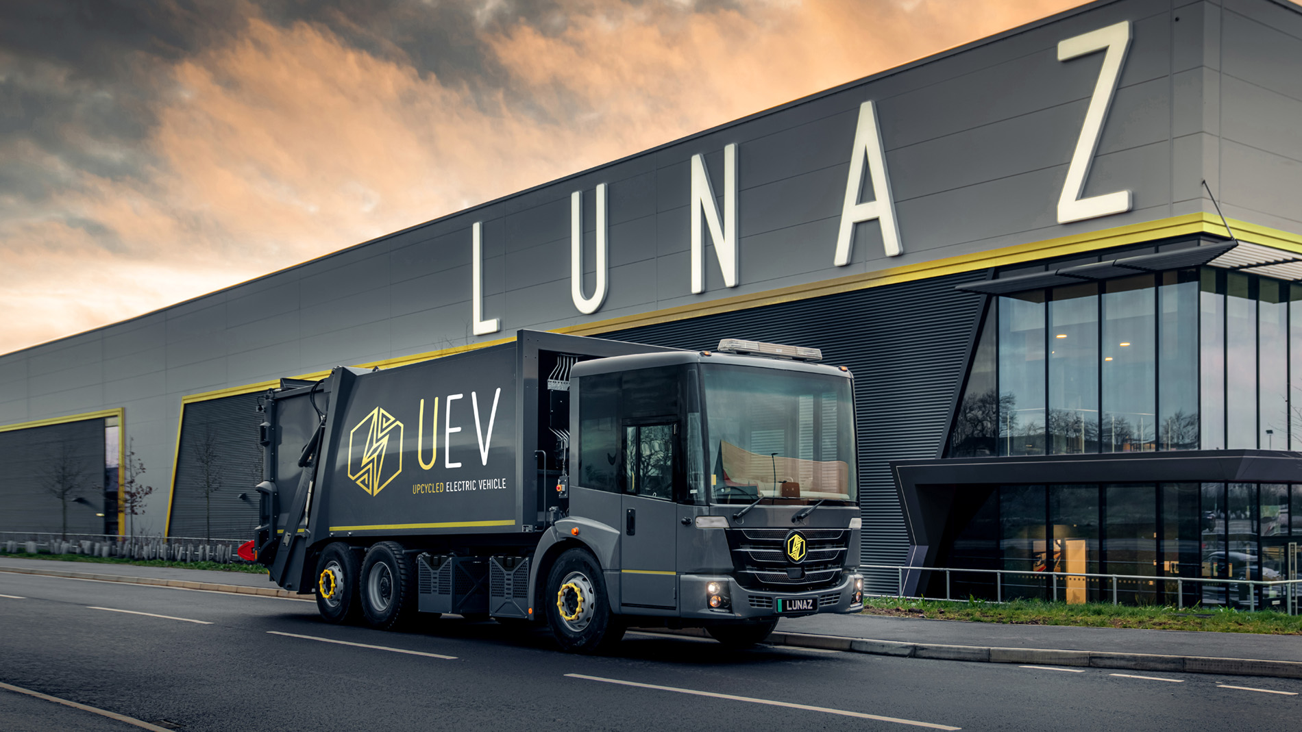 Lunaz's recycled electric bin lorry