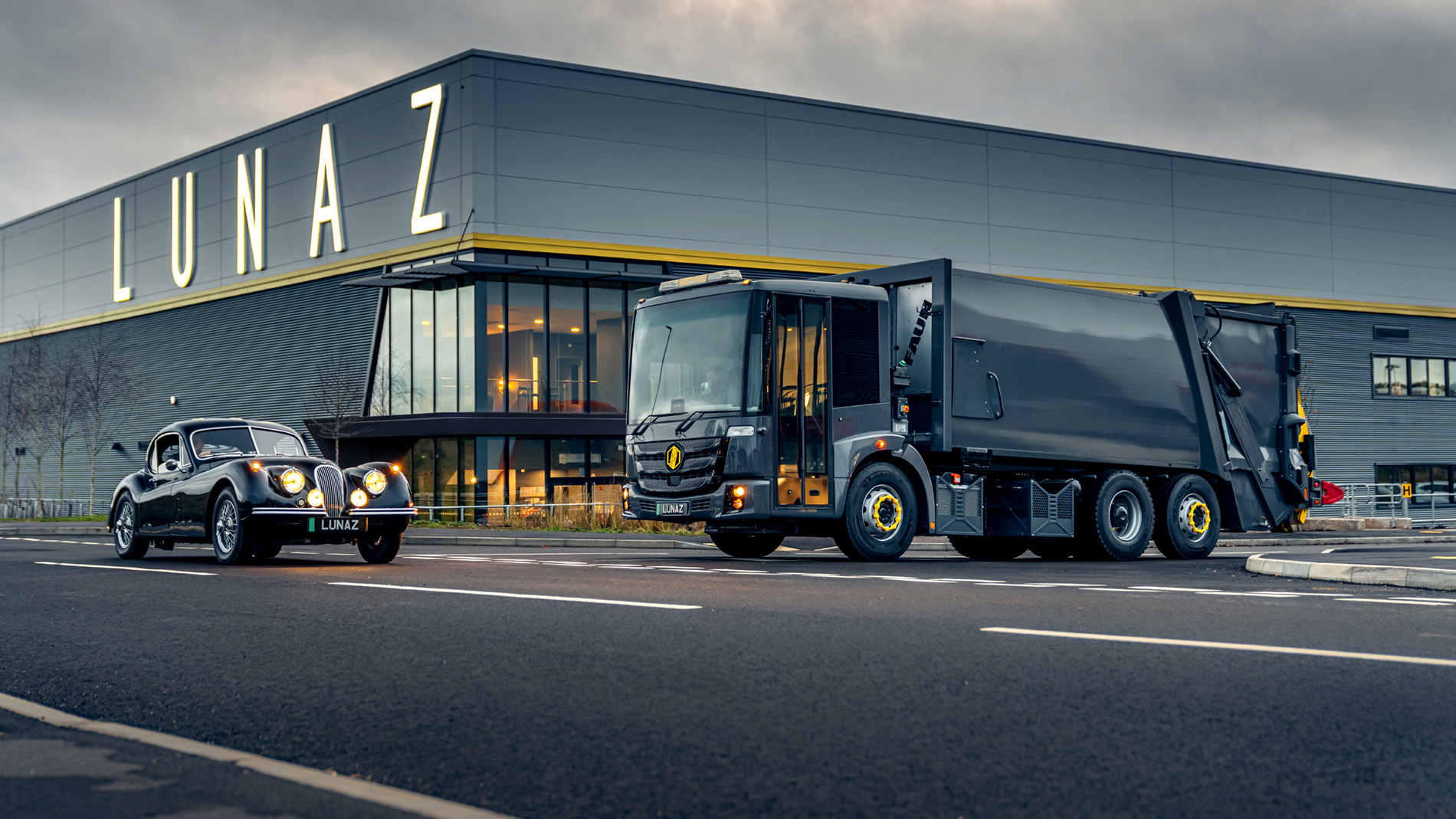 Lunaz's recycled electric bin lorry