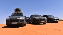 Porsche Cayenne testing facelift Top Gear