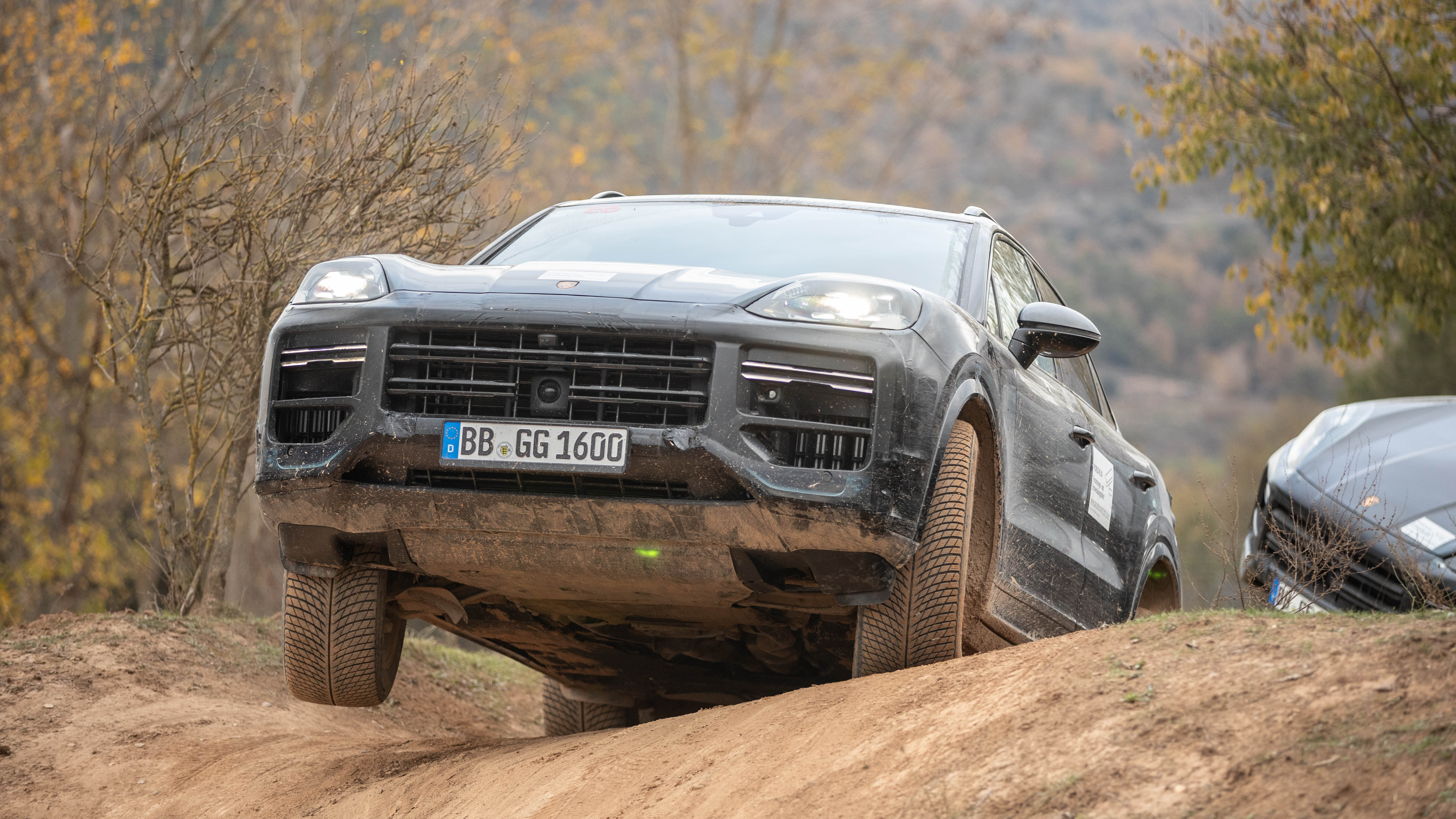 Porsche Cayenne testing facelift Top Gear