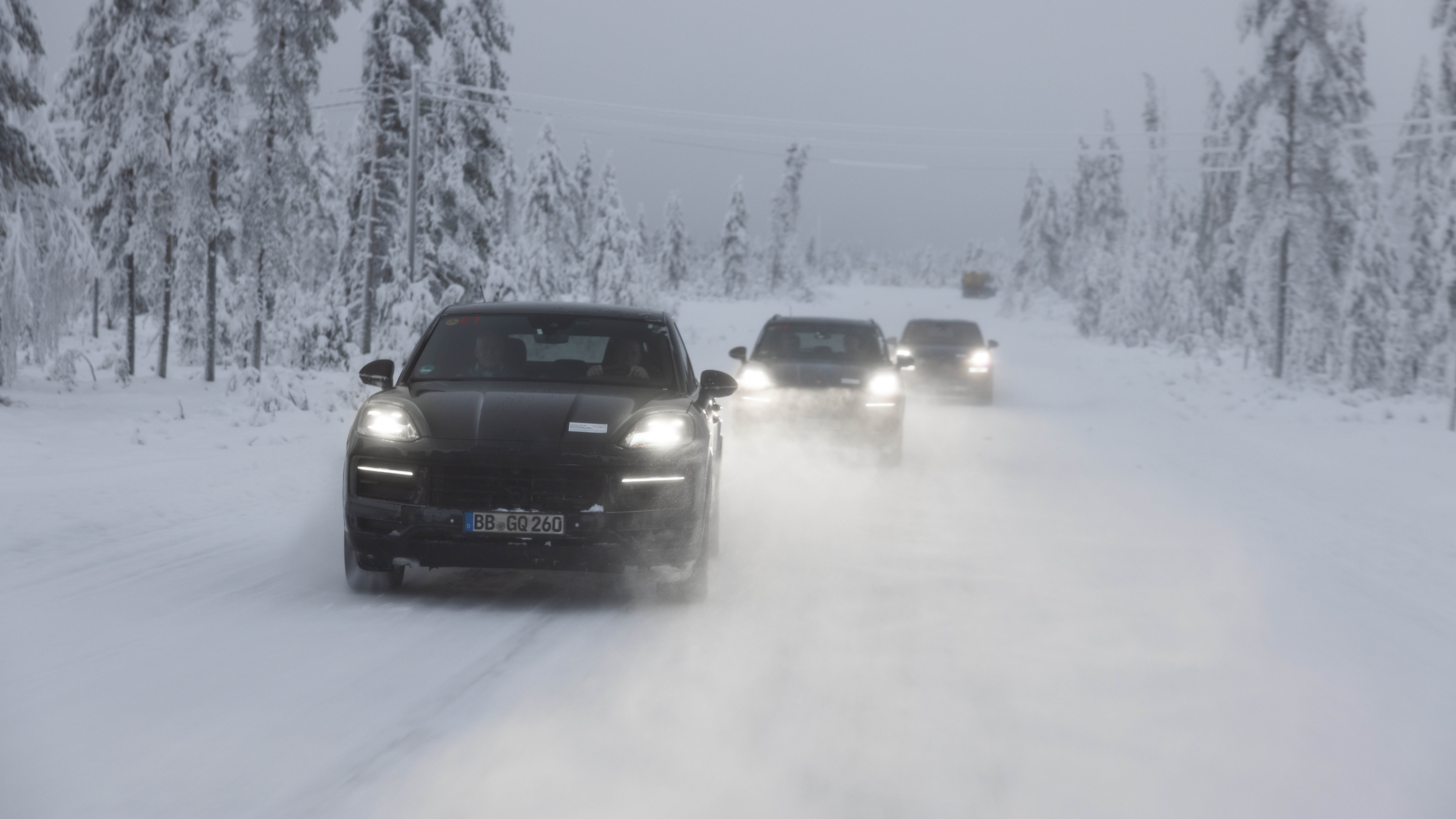 Porsche Cayenne testing facelift Top Gear