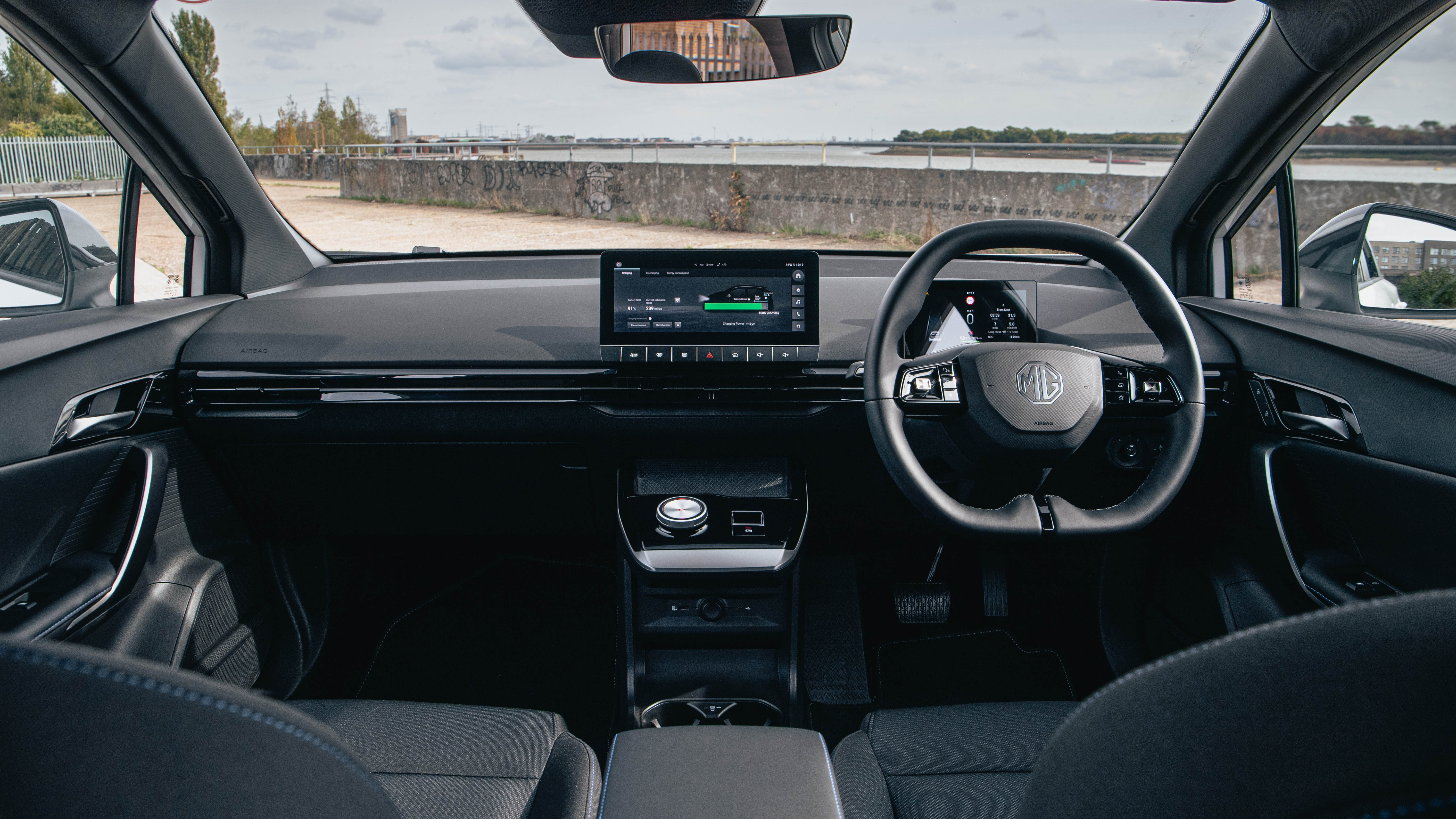 MG4 interior Top Gear