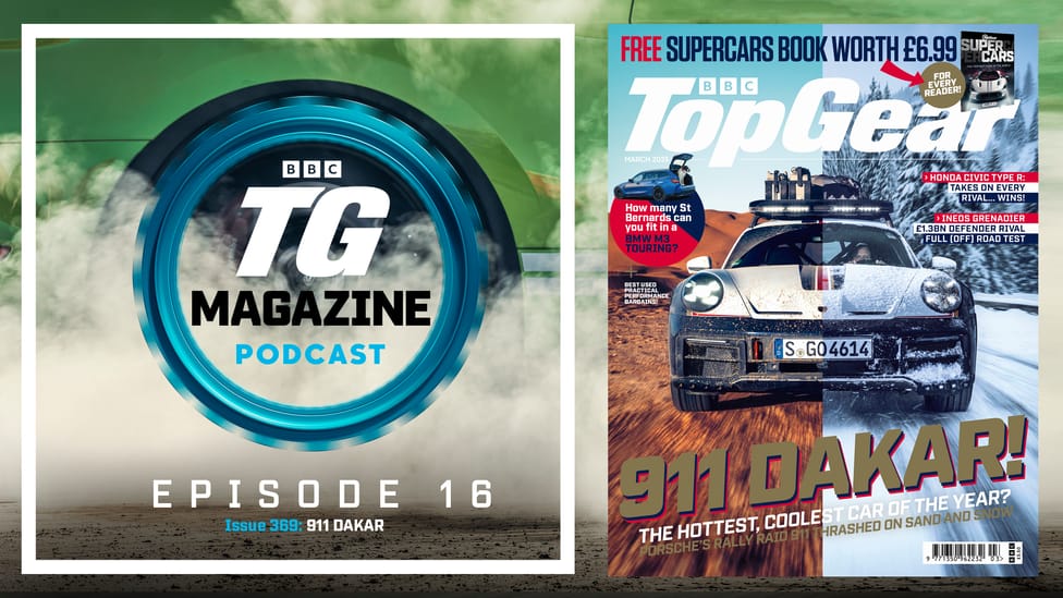 New TG Podcast: Porsche's stunning 911 Dakar and dogs in the BMW M3 Touring