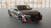 Pretend you’re an Audi test driver with this camo’d RS e-tron GT