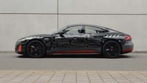 Pretend you’re an Audi test driver with this camo’d RS e-tron GT