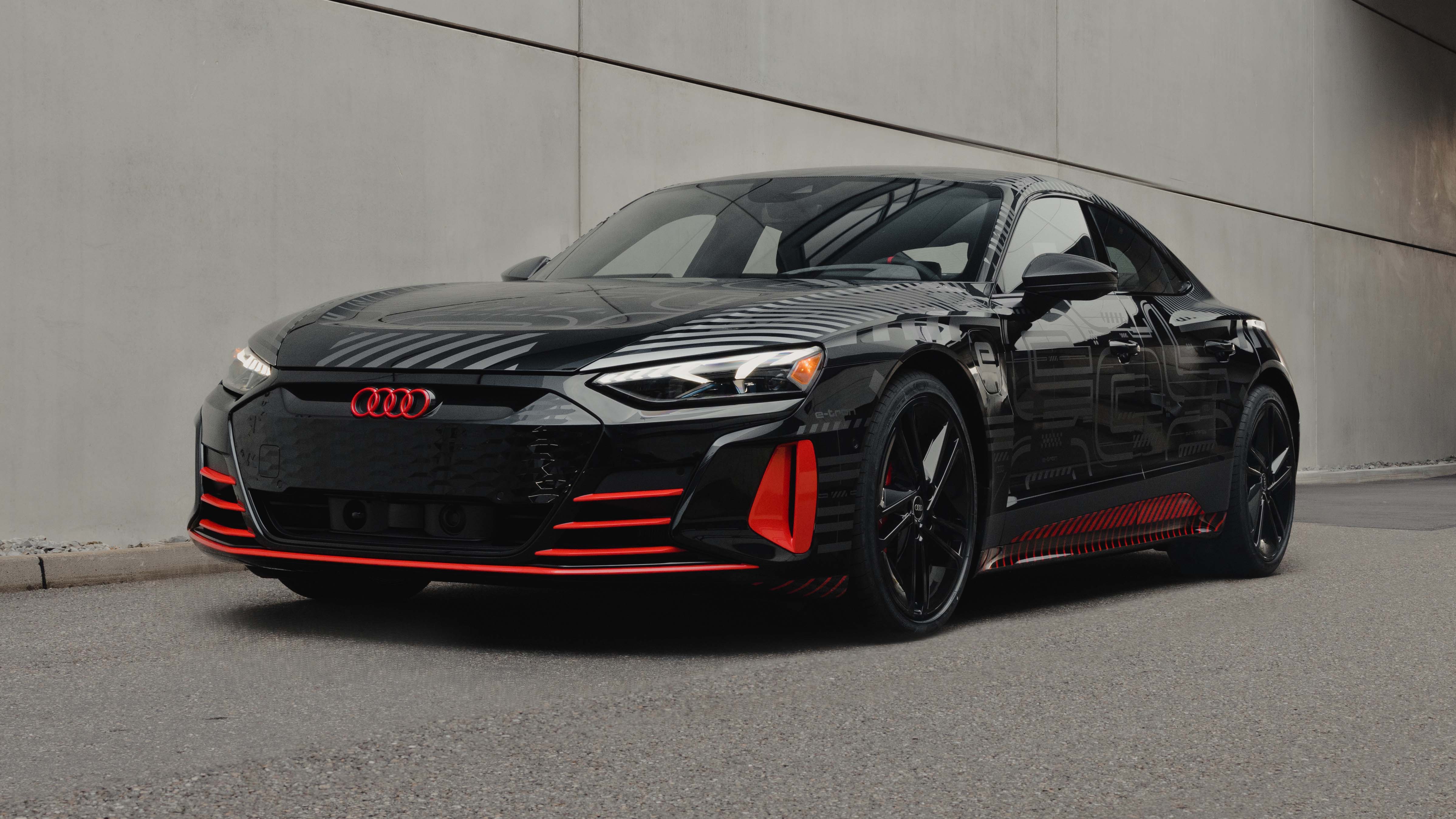 Pretend you’re an Audi test driver with this camo’d RS e-tron GT