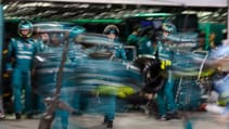 Bahrain GP Aston Martin pit