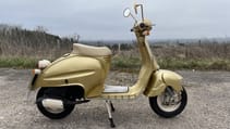 Golden scooter with celeb smarts going under the hammer