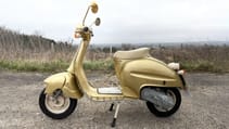 Golden scooter with celeb smarts going under the hammer