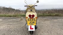 Golden scooter with celeb smarts going under the hammer