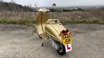 Golden scooter with celeb smarts going under the hammer