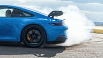 Porsche 911 GT3 smoke