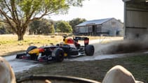 Daniel Ricciardo Red Bull F1 car vs Outback