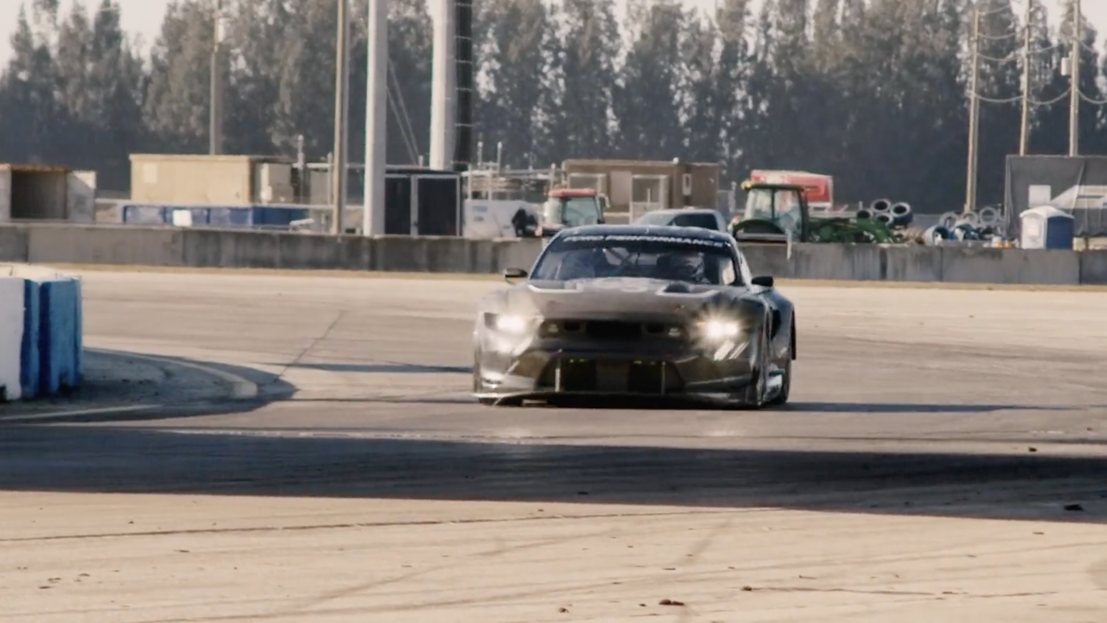 Ford Mustang GT3 test Top Gear