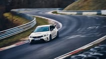 Honda Civic Type R Nurburgring driving
