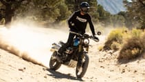 Triumph Scrambler 1200 riding