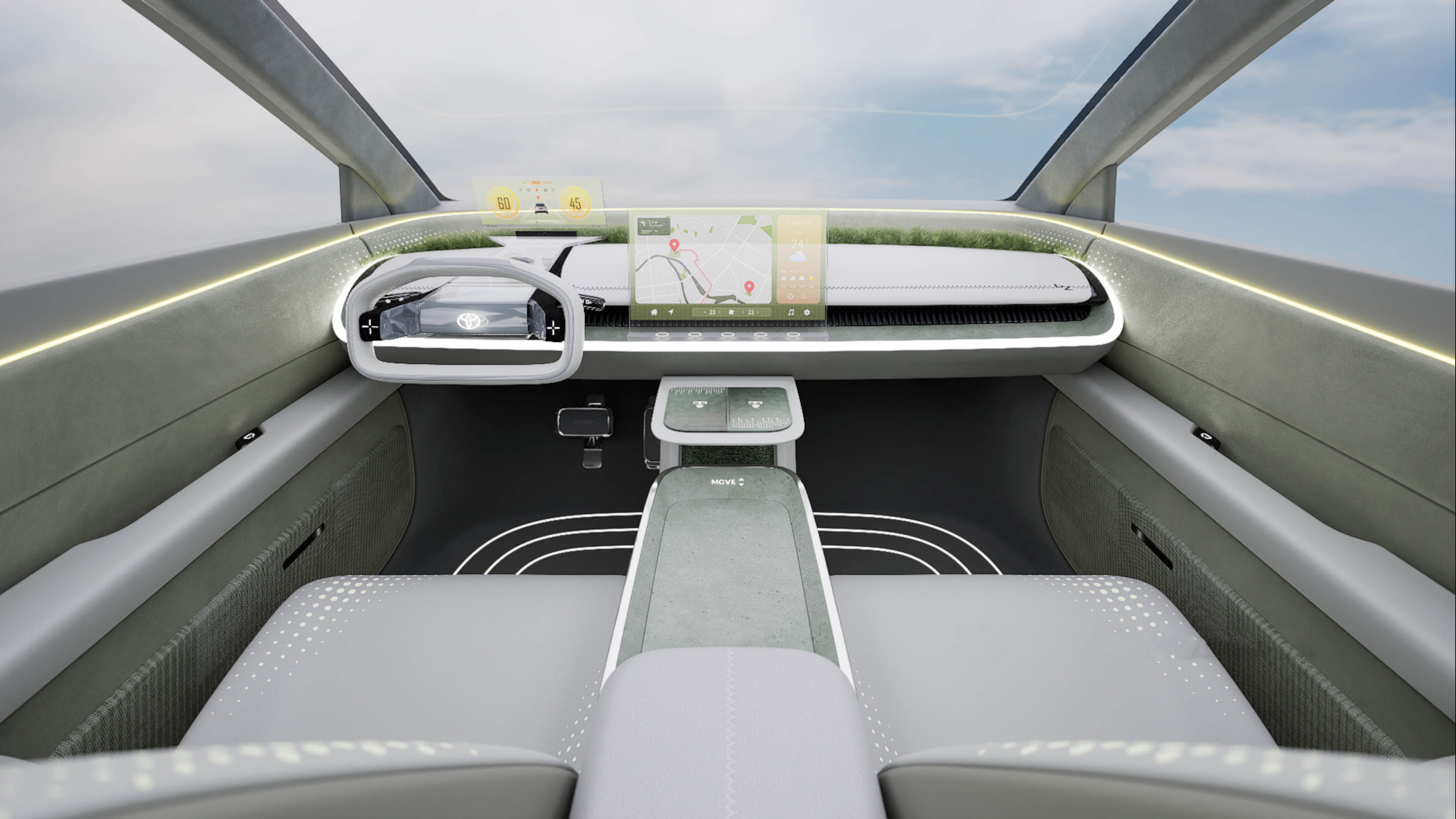 Toyota bZ FlexSpace Concept interior