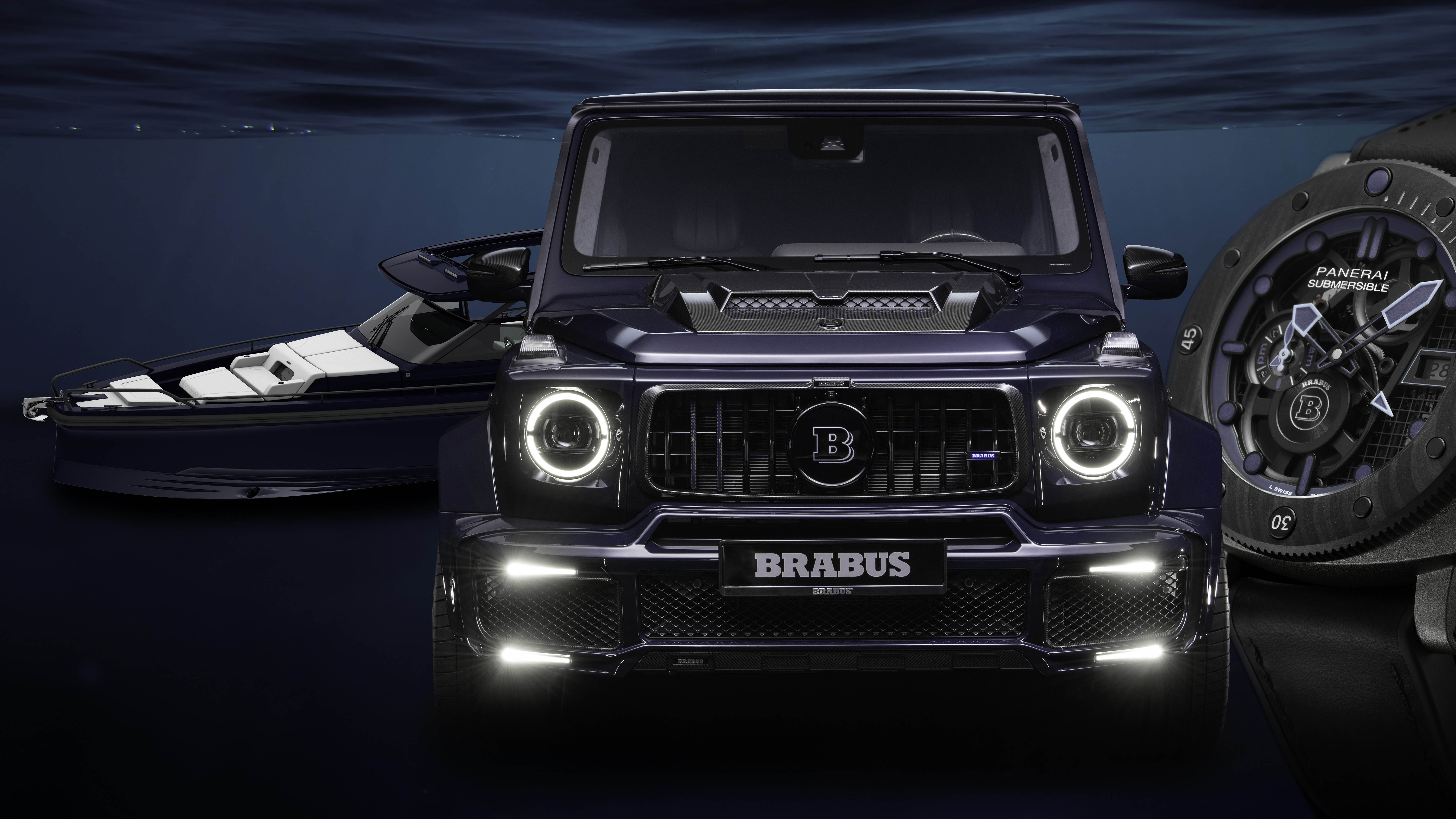 Brabus Deep Blue Trio