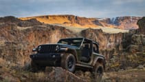 New 2024 Jeep Wrangler off-road shot