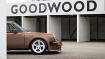 Lanzante 930 TAG Turbo sits parked at Goodwood pit