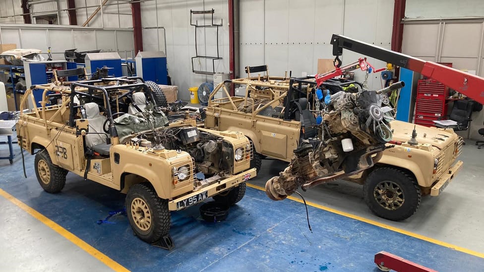 British Army Restomod Land Rovers