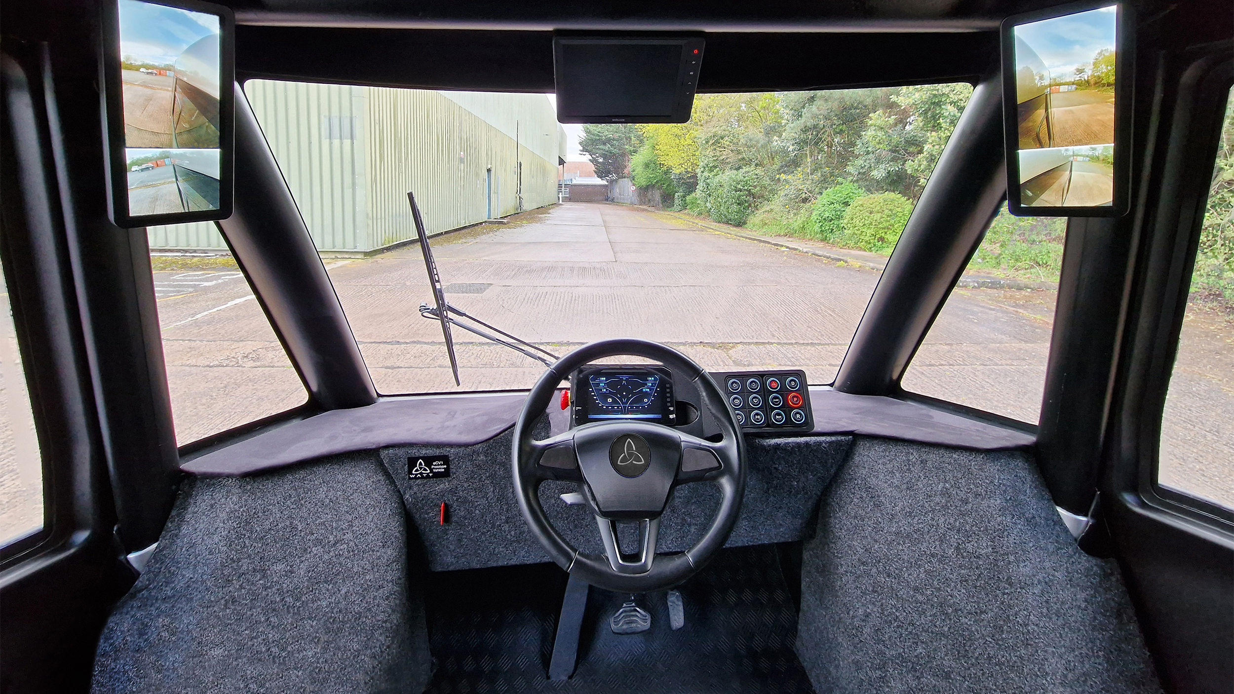 Watt Electric Vehicle Company central driving position