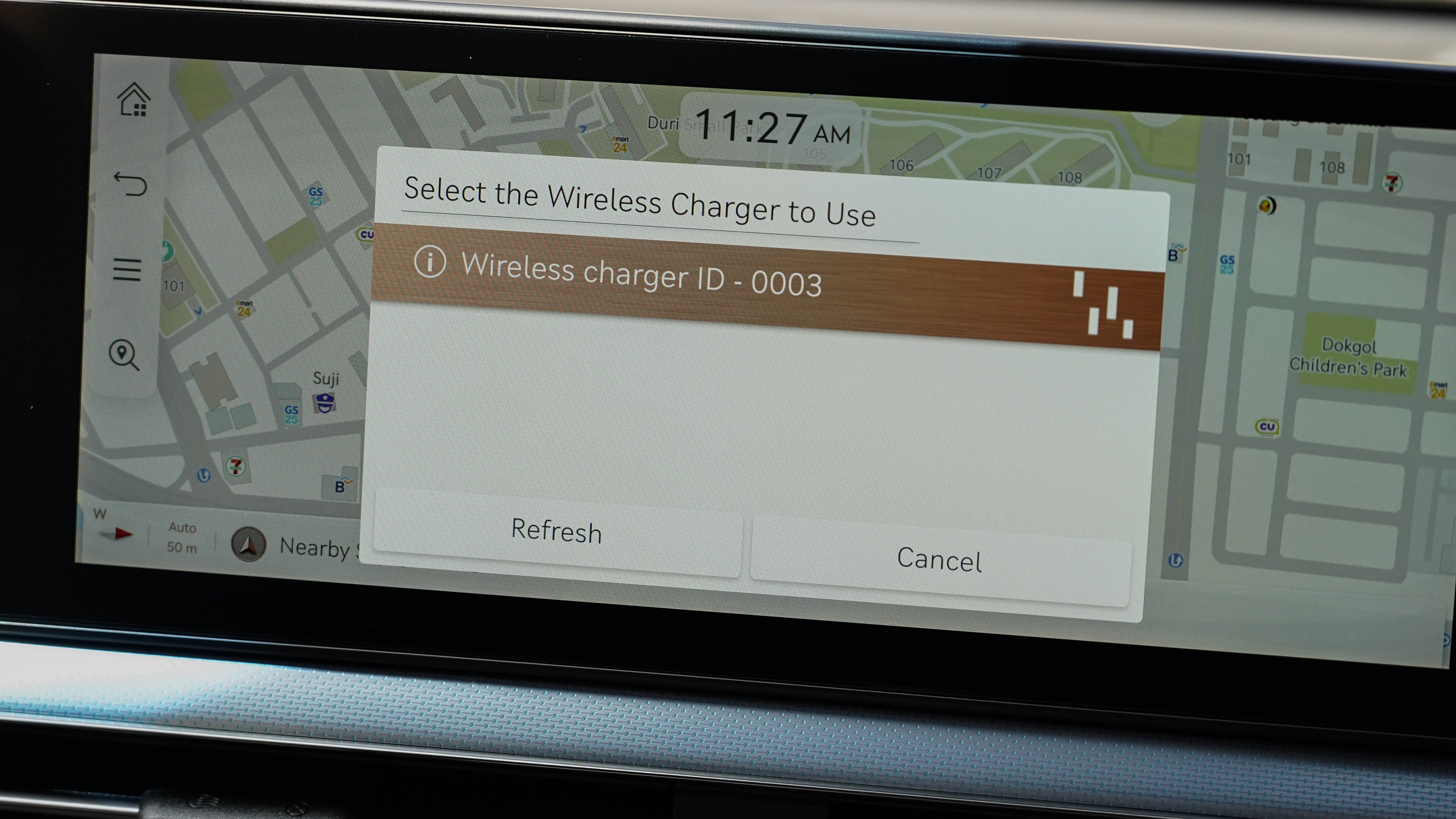 Genesis GV60 wireless charging Top Gear