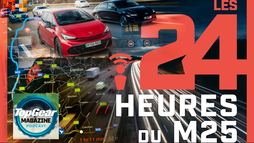 Les 24 Heures du M25 podcast promo Top Gear