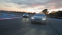 Tesla Model S Plaid Track Pack driving