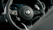 Alfa Romeo Giulia review steering wheel