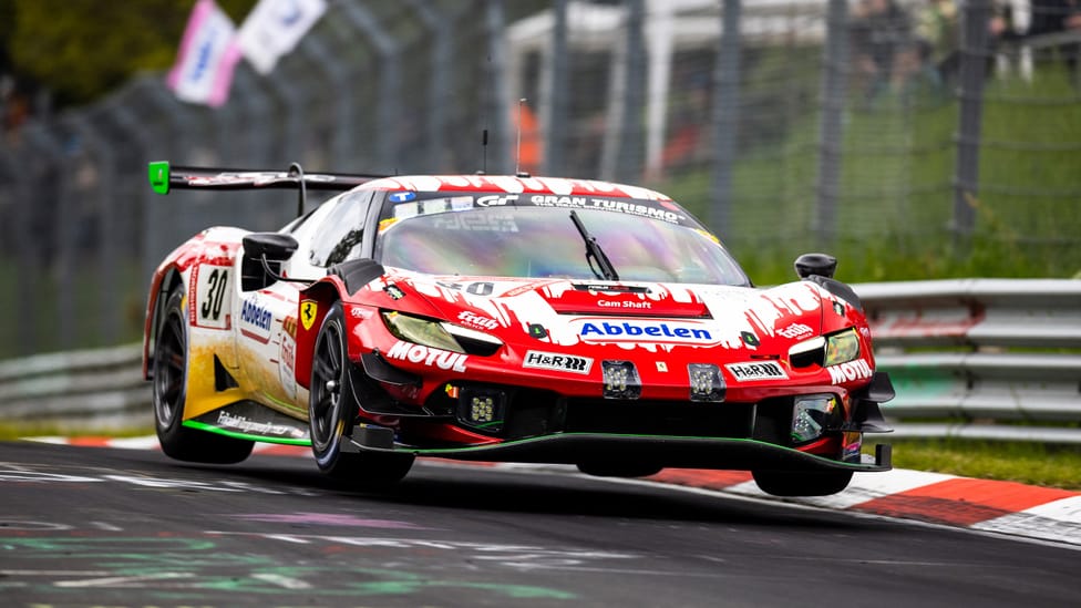  #30 Ferrari 296 GT3 of Earl Bamber, Nicky Catsburg, David Pittard and Felipe Fernandez Laser