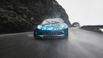 Alpine A110 Pikes Peak driving