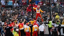 Indy 500 Josef Newgarden celebration